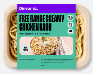 Creamy Chicken Ragu with Spaghetti & Parmesan