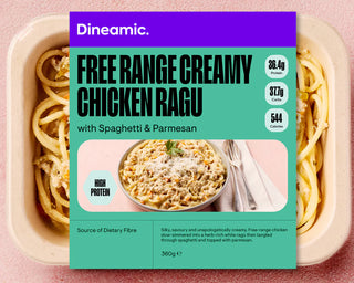 Creamy Chicken Ragu with Spaghetti & Parmesan