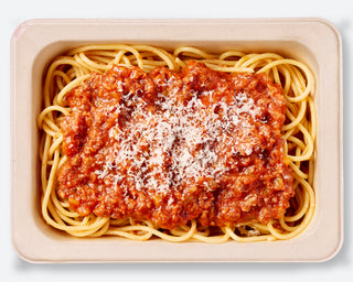 Classic Spaghetti Bolognese with Parmesan Cheese