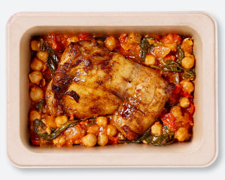 Free Range Spanish Chicken with Chickpea Braise
